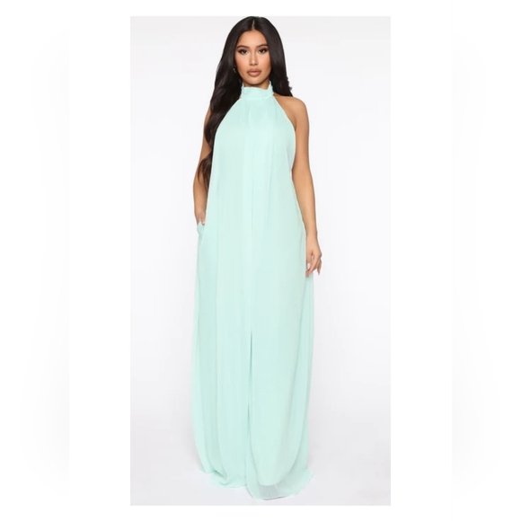 Fashion Nova Pants - New Fashion nova all the flow wide leg jumpsuit size Large with pockets
